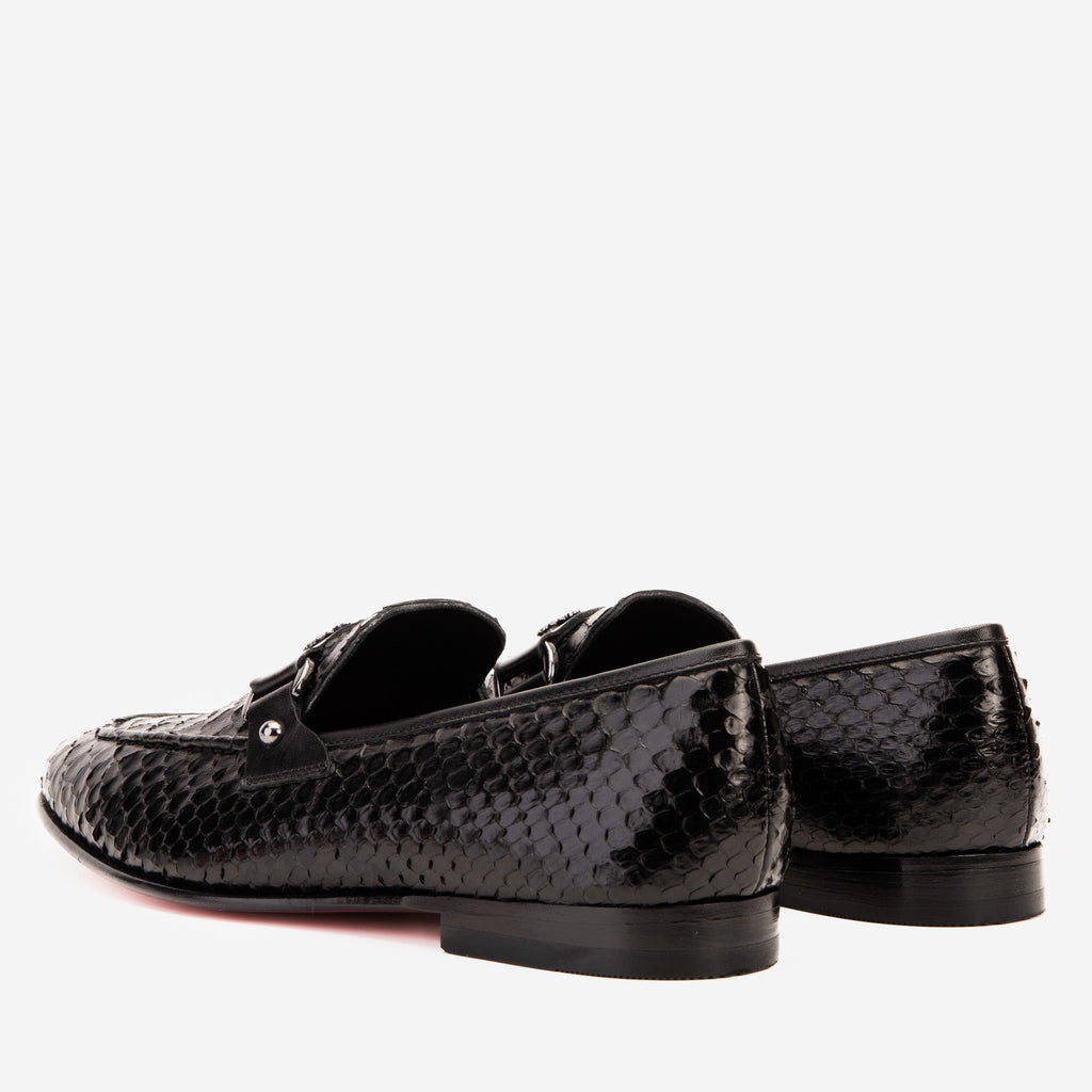 The Boss Pyth Black Shoe Bit Loafer Men Shoe