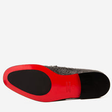 Load image into Gallery viewer, The Boss Pyth Black Shoe Bit Loafer Men Shoe