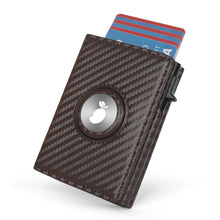 Load image into Gallery viewer, Men's Genuine Leather Trifold Wallet with RFID Protection &amp; Multiple Card Slots