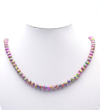 Load image into Gallery viewer, Natural purple blue yellow Jasper beads 8mm, mixed color bea