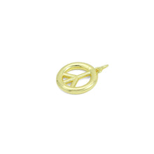 Load image into Gallery viewer, Gold Peace Sign Charm Pendant, Sku#L729
