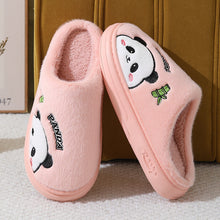 Load image into Gallery viewer, Panda Slippers for Women &amp; Men - Cute Cartoon Plush Indoor House Shoes with Thick Anti-Slip EVA Sole