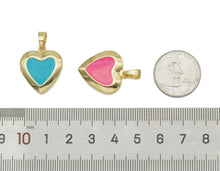 Load image into Gallery viewer, Lockets Enamel Heart Shape Pendant, Sku#FH186