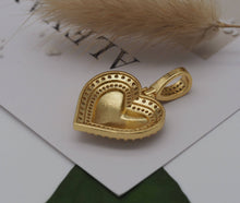 Load image into Gallery viewer, CZ Heart Charm, Sku#LK631