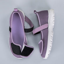 Load image into Gallery viewer, Women's Wide Toe Mesh Granny Shoes – Breathable Summer Flats with Low Heel