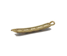 Load image into Gallery viewer, Gold CZ Enamel Evil Eye Long Bar Connector, Sku#LD330