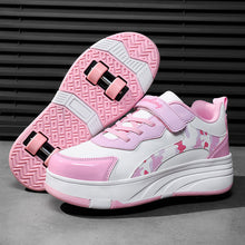Load image into Gallery viewer, Kids Transforming Roller Skate Running Shoes – Boys &amp; Girls | Retractable Wheel Sneakers