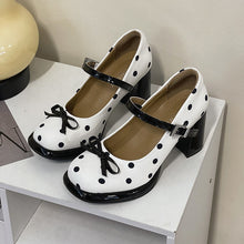 Load image into Gallery viewer, Women's Chunky Heel Slingback Mary Jane Heels – Thick Sole Block Heel Pumps