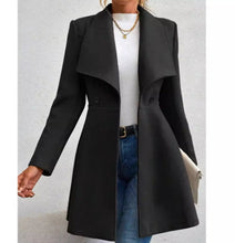 Load image into Gallery viewer, Slim-fit Long Fashion Lapel Women's Wool Coat