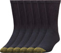 GOLDTOE Men's 656S Cotton Crew Athletic Socks (Multipack)
