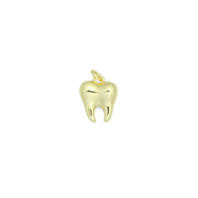 Load image into Gallery viewer, Slippy Gold Tooth Teeth Shape Charm Pendant,Sku#LD718