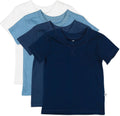 HonestBaby Baby Toddler & Kids' 100% Organic Cotton Short Sleeve T-Shirts (10-Pack)