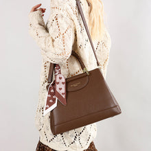 Load image into Gallery viewer, Retro Light-Luxury Women's Large-Capacity Crossbody Tote Bag | PU Leather Structured Handbag