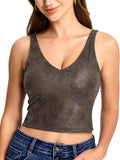 THE GYM PEOPLE Women’s Longline Sports Bra Wirefree Padded Medium Support Yoga Bras Gym Running Workout Tank Tops
