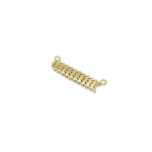 Load image into Gallery viewer, Colorful CZ Wheat Flower Connector Charm, Sku#LX309