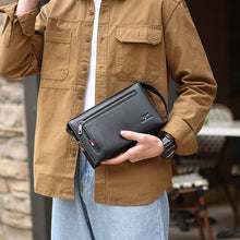 Load image into Gallery viewer, Men's Combination Lock Clutch Wallet | PU Leather Anti-Theft Business Wallet