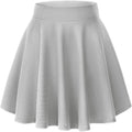 Urban CoCo Women's Basic Versatile Stretchy Flared Casual Mini Skater Skirt