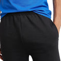 Men's Hanes fleece sweatpants with open bottom