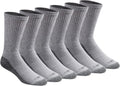Dickies Men's Dri-tech Original Moisture Control Crew Socks, Available in M-xxl (6, 12, 18 Pairs)