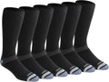 Dickies Men's Dri-tech Moisture Control Max Full Cushion Crew Socks, Available in M-xl (6, 12 Pairs)