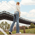 WallFlower Luscious Curvy Bootcut Jeans for Women, Sizes 0-24