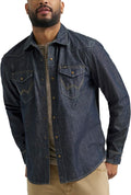 Wrangler Men's Iconic Regular Fit Snap Shirt