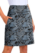 Viodia Women's 20" Knee Length Skorts Skirts UPF50+ Athletic Tennis Golf Skirt for Women Casual Summer Skirts