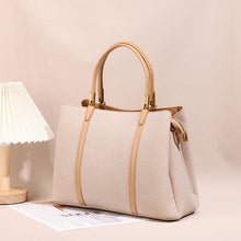 Load image into Gallery viewer, Sophisticated Women's Tote Bag - Premium PU Leather Commuter Handbag with Double Straps
