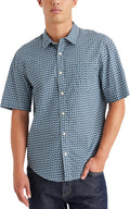 Dockers Mens Regular Fit Short Sleeve Casual Shirt (Standard and Big & Tall)