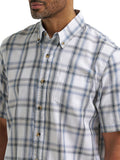 Wrangler Authentics Men's Short Sleeve Classic Plaid Shirt