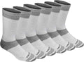 Dickies Men's Dri-tech Moisture Control Max Full Cushion Crew Socks, Available in M-xl (6, 12 Pairs)