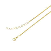 Load image into Gallery viewer, Gold link Chain Adjustable Necklace, Sku#LD586