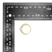 Load image into Gallery viewer, White Pearl  Twisted Line  Adjustable Ring, Sku#A319