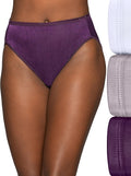 Vanity Fair Women's Illumination Hi Cut Panties, Silky Stretch & Satin Trim