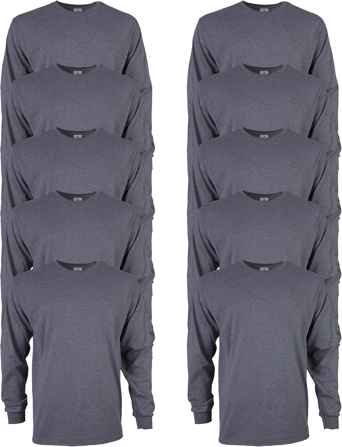 Gildan Adult Ultra Cotton Long Sleeve T-Shirt, Style G2400, Multipack