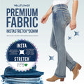 WallFlower Luscious Curvy Bootcut Jeans for Women, Sizes 0-24