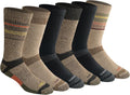 Dickies Men's Dri-tech Moisture Control Max Full Cushion Crew Socks, Available in M-xl (6, 12 Pairs)