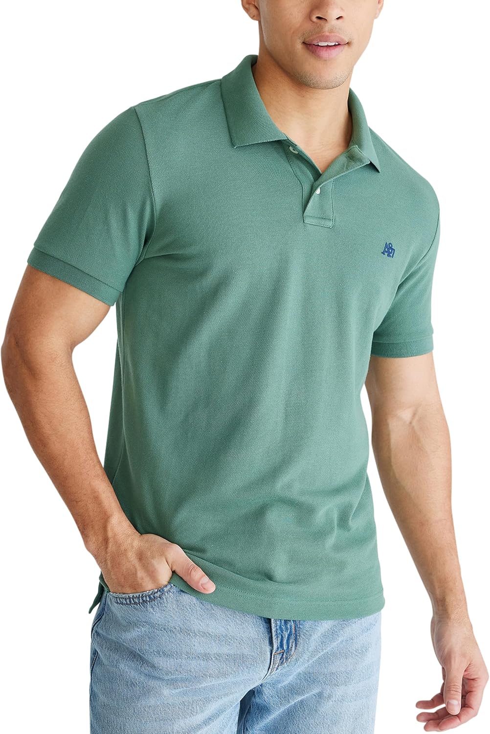 AEROPOSTALE Men's Aero Uniform Polo Short Sleeve