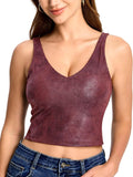 THE GYM PEOPLE Women’s Longline Sports Bra Wirefree Padded Medium Support Yoga Bras Gym Running Workout Tank Tops