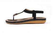 Load image into Gallery viewer, Women's PU Ankle Strap Platform Sandals | Low Heel Open-Toe Summer Shoes