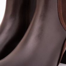 Load image into Gallery viewer, The Kensington Brown Leather Block Heel Women’s Mid-Calf Boot
