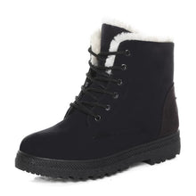 Load image into Gallery viewer, Women's Warm Plush Snow Boots | Cozy Ankle Boots with Rubber Sole