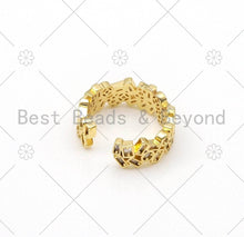 Load image into Gallery viewer, Baguette CZ Adjustable Ring, Sku#X209