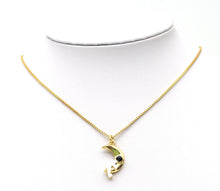 Load image into Gallery viewer, Enamel Astronaut on the Moon Charm, Sku#LD202