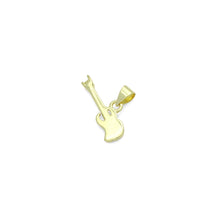 Load image into Gallery viewer, CZ Gold Guitar Charm Pendant, Sku#LK1199