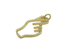 Load image into Gallery viewer, Love You Hand Gesture Charm, Sku#F1465