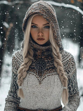 Load image into Gallery viewer, Women's Skin-friendly, Anti-pilling Knitted Cardigan With A Round Neckline, Loose Fit, And Long Length