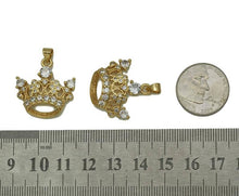 Load image into Gallery viewer, CZ Crown Charm, Sku#JL104