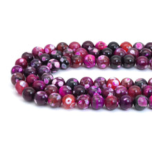 Load image into Gallery viewer, 14mm Red Pink Agate Round Smooth Beads, Sku#U1844