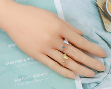 Load image into Gallery viewer, CZ Arrow Adjustable Ring, Sku#X300